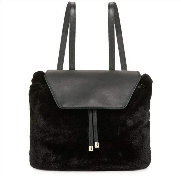 Neiman Marcus Handbags - NWOT Neiman Marcus Megan FauxFur Backpack